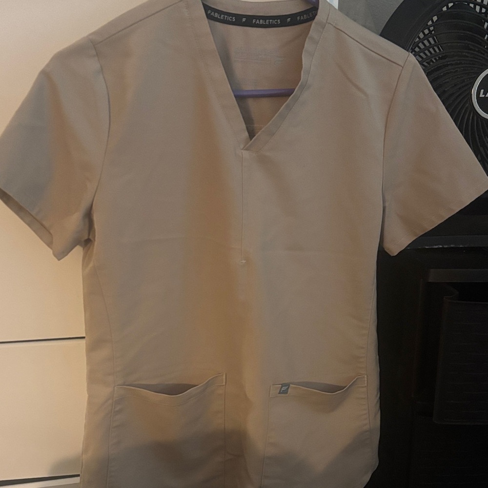 Fabletics Beige Scrub Set - image 1